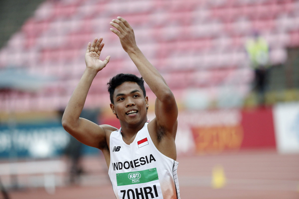 Lalu Muhammad Zohri, Juara Dunia Lari 100 M Usia 20